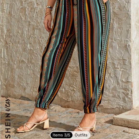 Drawstring Waist Pants - Picture 2 of 2